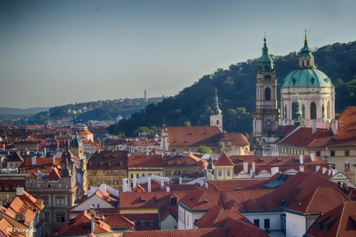 Vistas de Praga desde el castillo