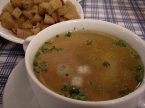 Las sopas son muy típicas en la gastronomía checa