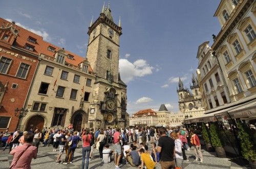 La Plaza de la Ciudad Vieja en Stare Mesto
