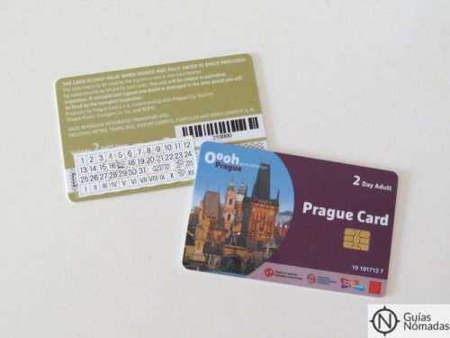 Reverso de la Prague Card