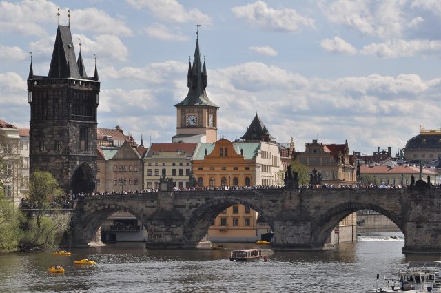 El Puente de Carlos en Praga.